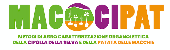 Progetto  MACOCIPAT   “Metodi di Agro Caratterizzazione Organolettica della Cipolla della Selva e della Patata delle Macchie”. 